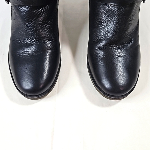 Naturalizer Black Leather Upper Ankle Boots Size 9 - Picture 4 of 8